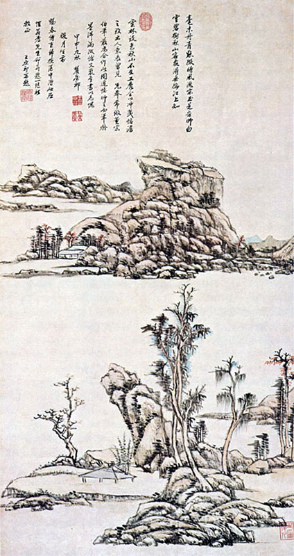 River Landscape in the Manner of Ni Tsan